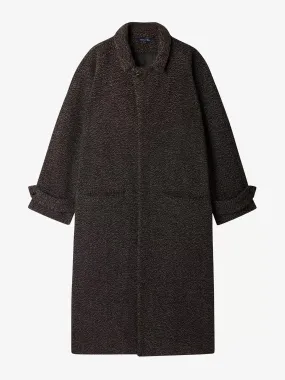 Brighton loose-fit wool coat