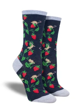 Women's Berry Mice Socks