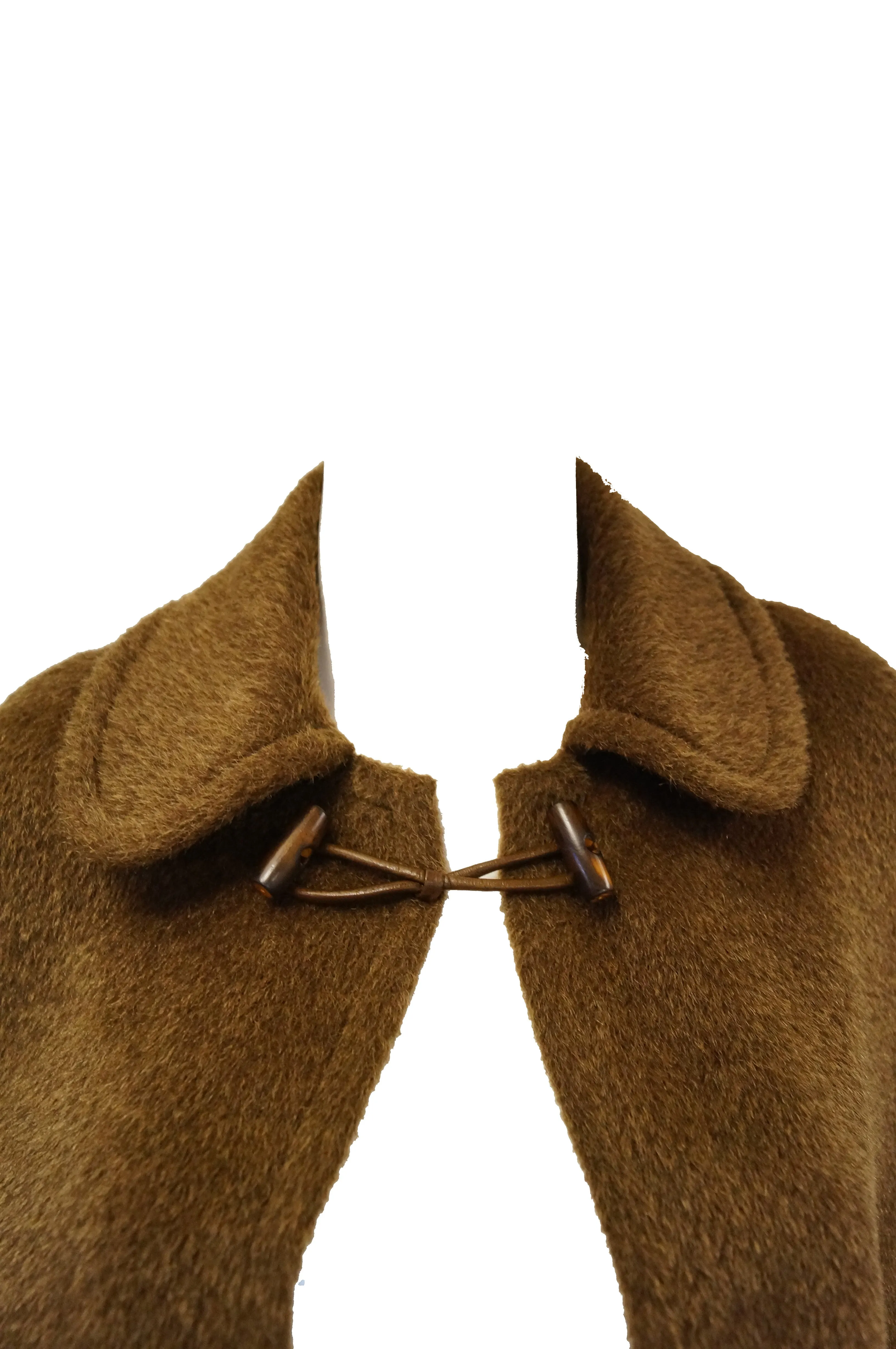 1970s Yves Saint Laurent Caramel Wool Cloak