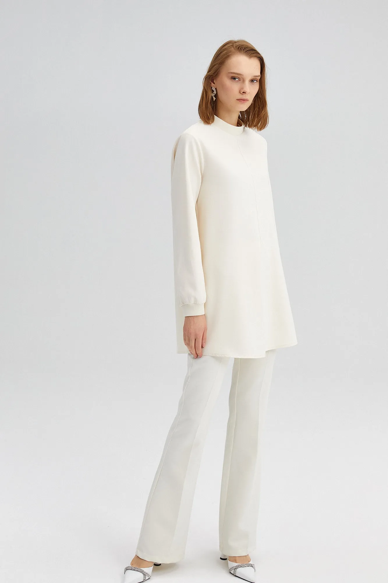 A LİNE CREPE TUNIC