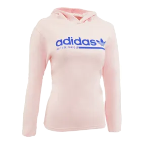 adidas Women's Built For Purpose Pullover Sweatshirt Feather Pink