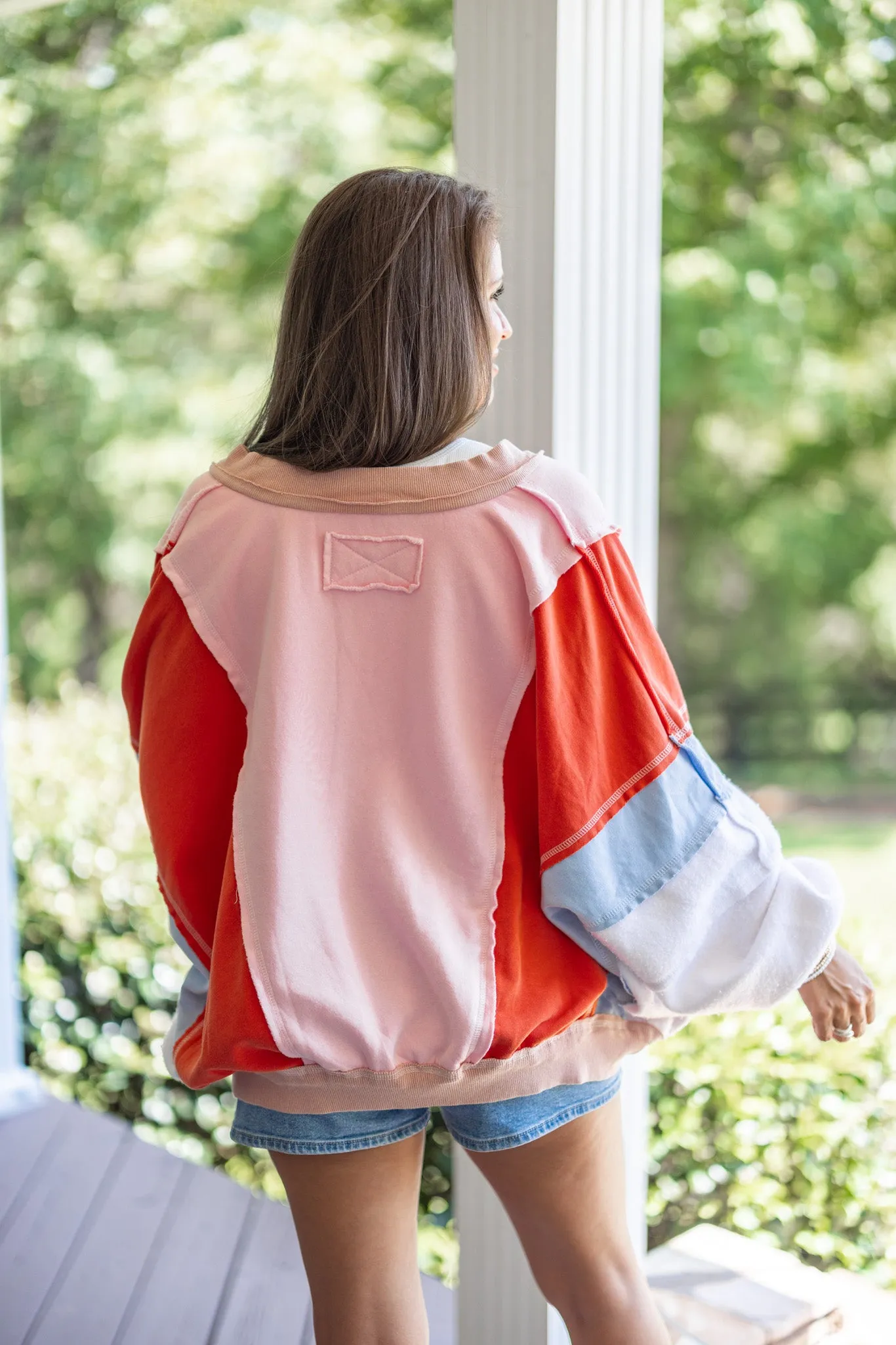 Adventure Awaits Pink Colorblock Jacket