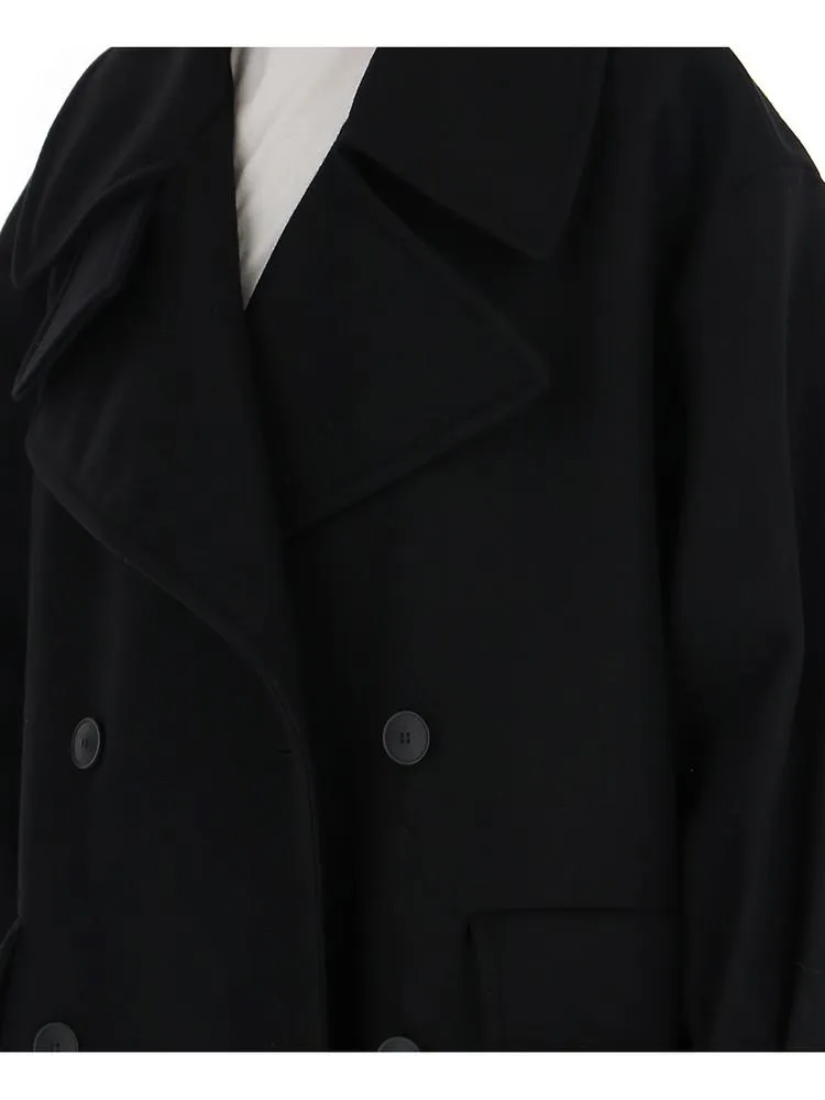 Alberta Ferretti Long Double-Breasted Coat