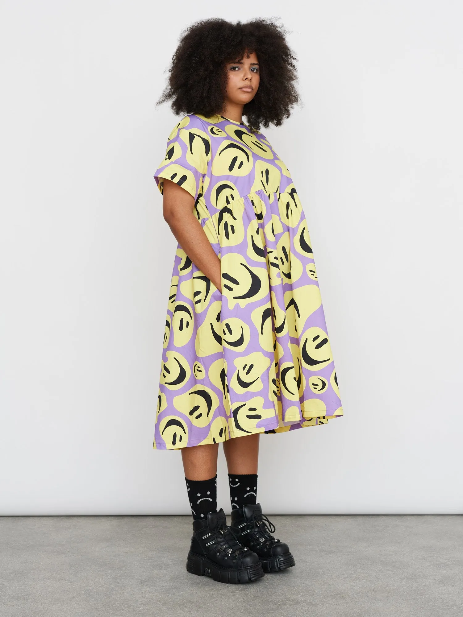 All The Smiles Smock Dress