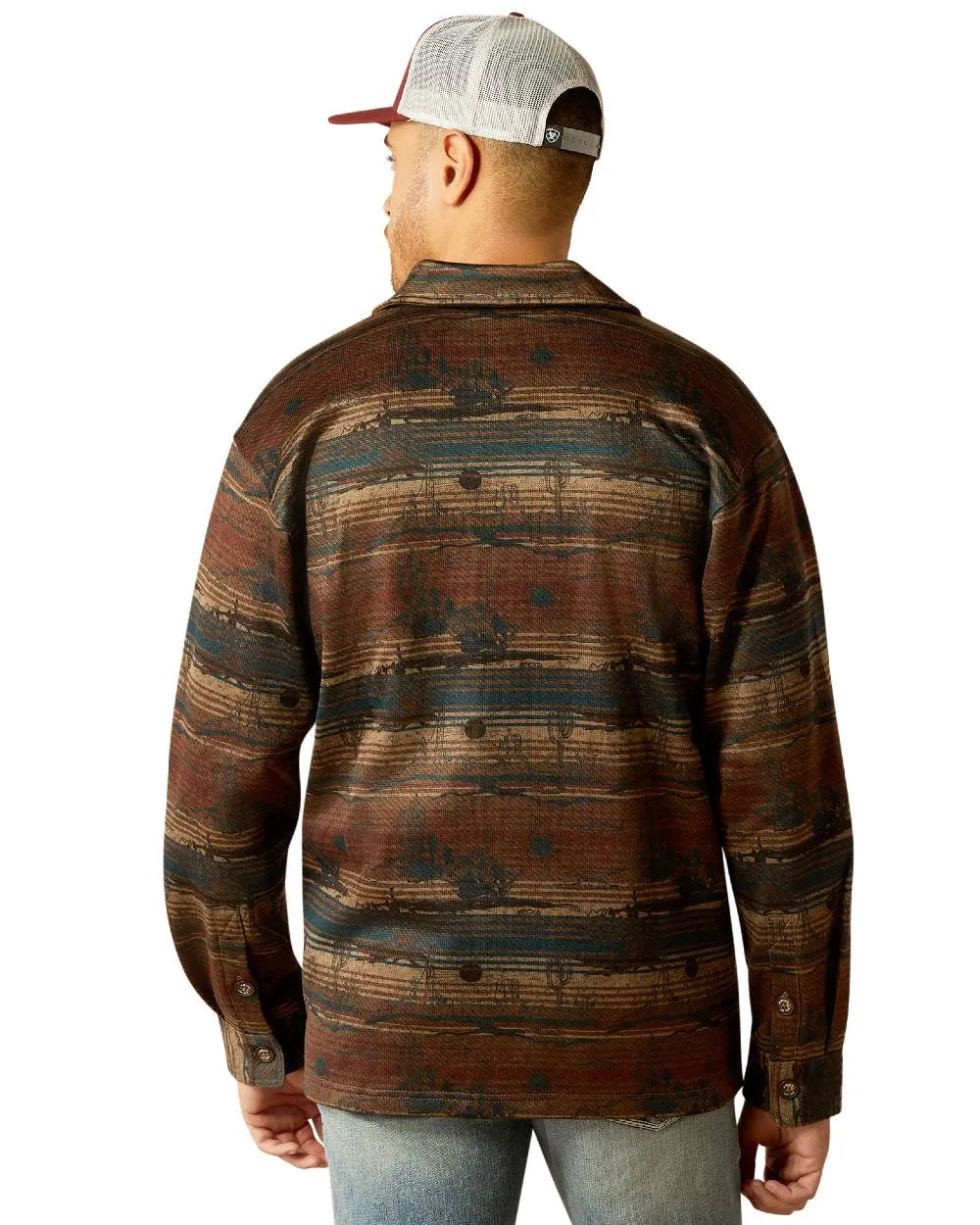 Ariat Mens Caldwell Printed Shirt Jacket