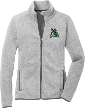 Atlanta Madhatters Ladies Sweater Fleece Jacket