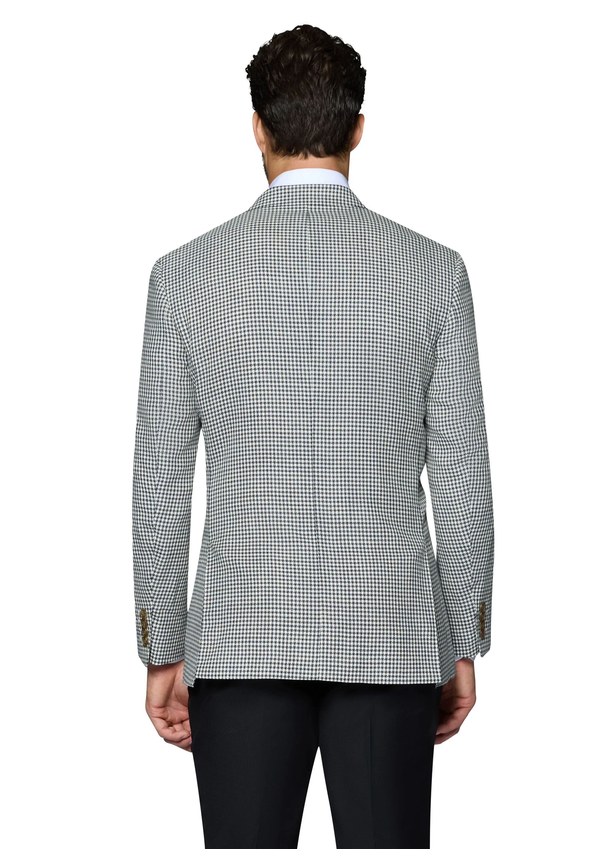 Berragamo Wool Sport Coat Modern Fit - Houndstooth