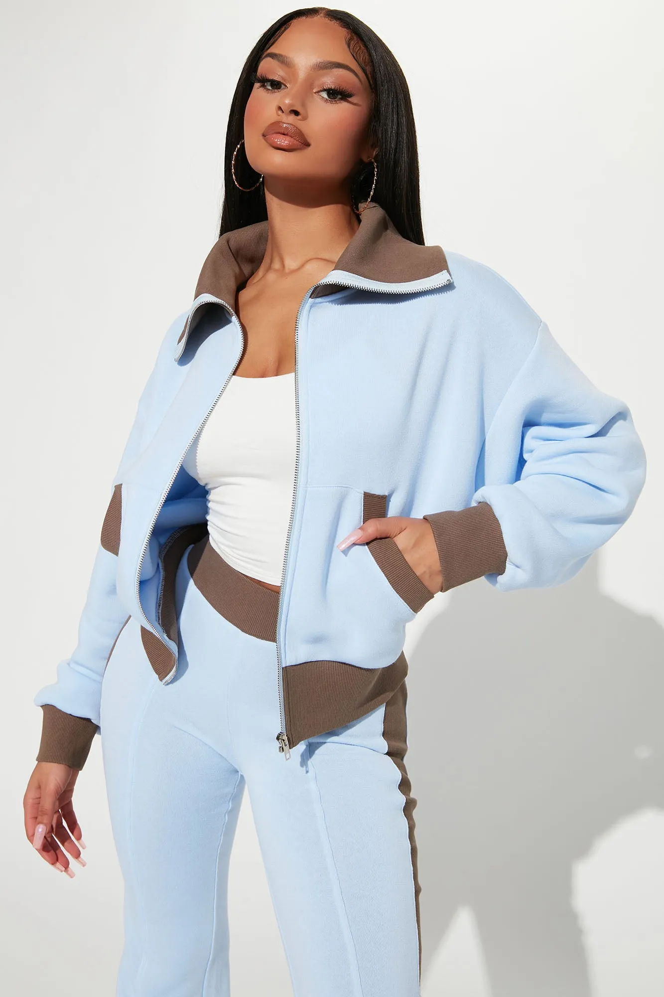 Blame It On Me Pant Set - Blue/combo