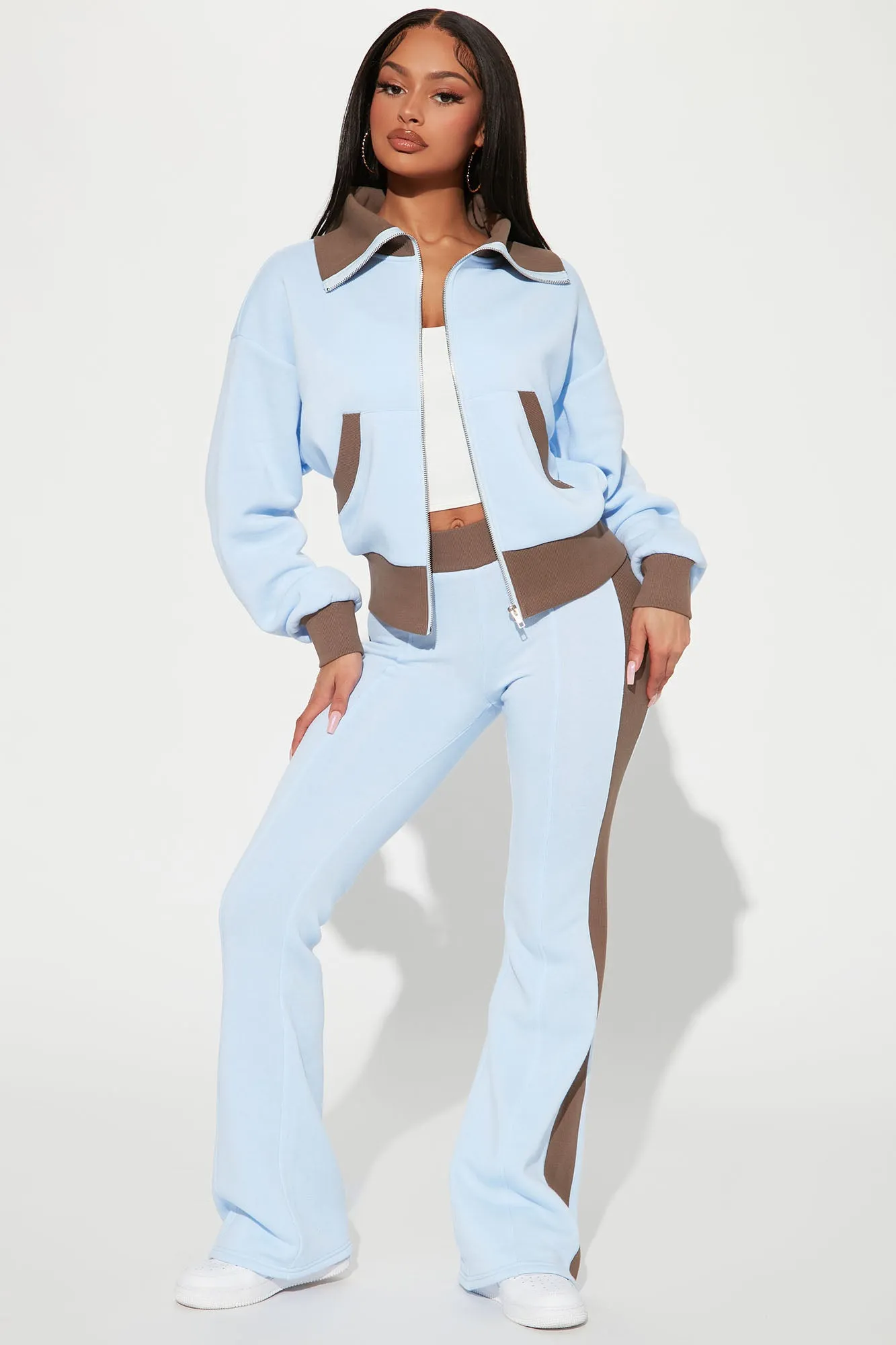 Blame It On Me Pant Set - Blue/combo