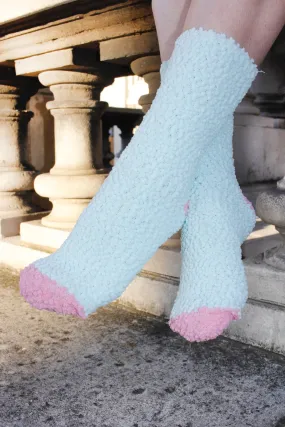 Blue & Pink Cotton Socks