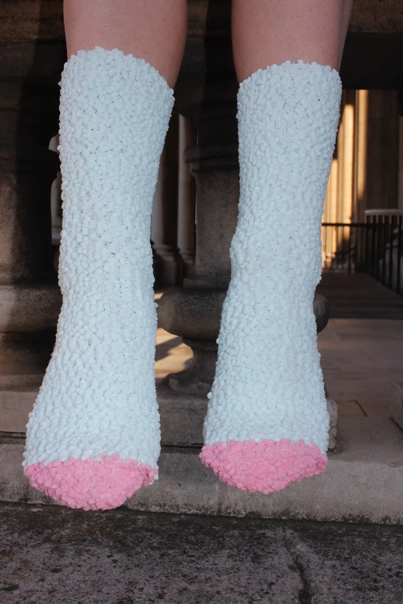 Blue & Pink Cotton Socks