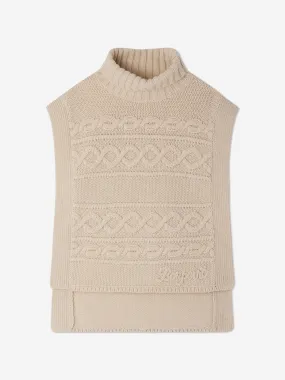 Bonpoint Girls Graziella Jumper in Beige