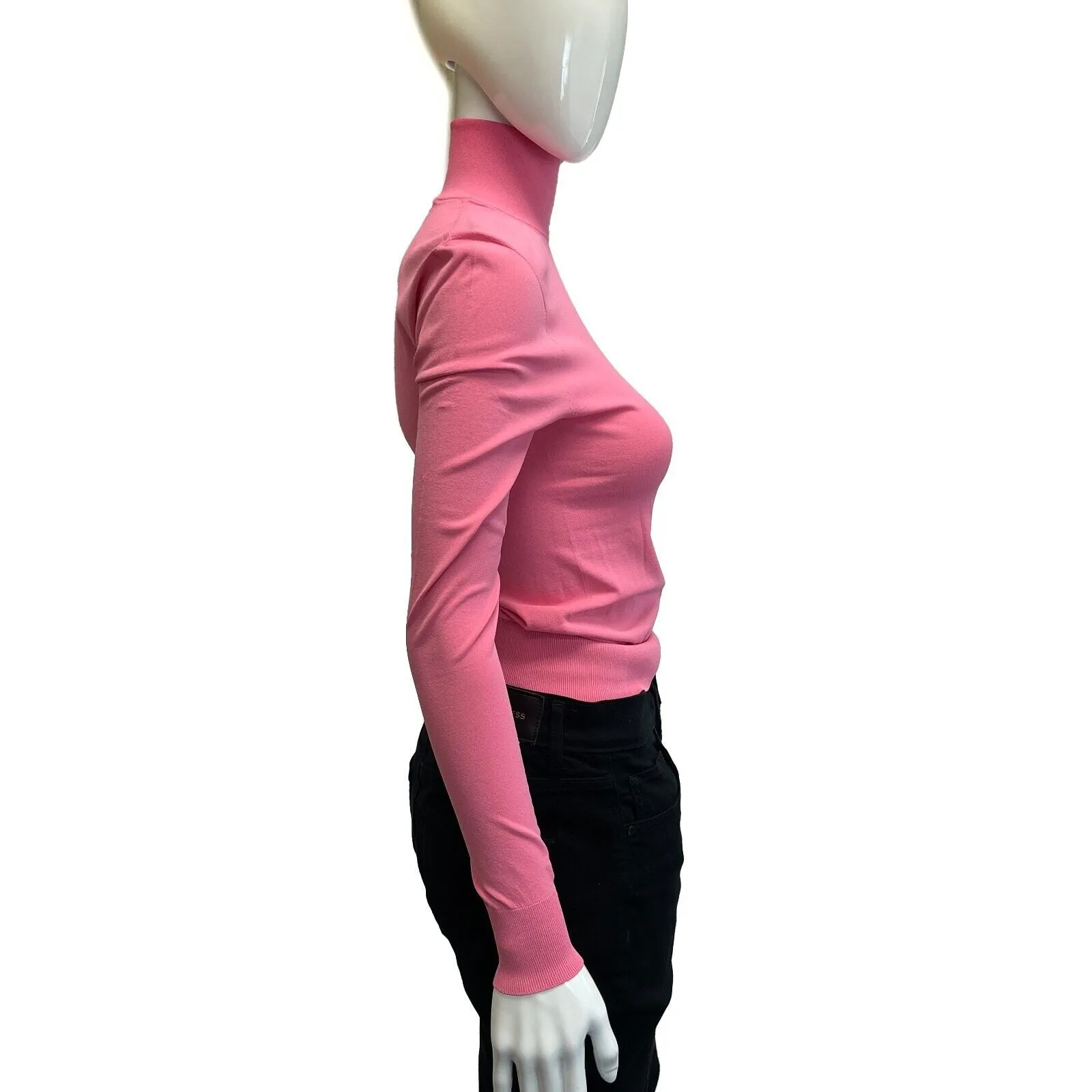 Bottega Veneta - New w/ Tags - Pink Technoskin Turtleneck XS