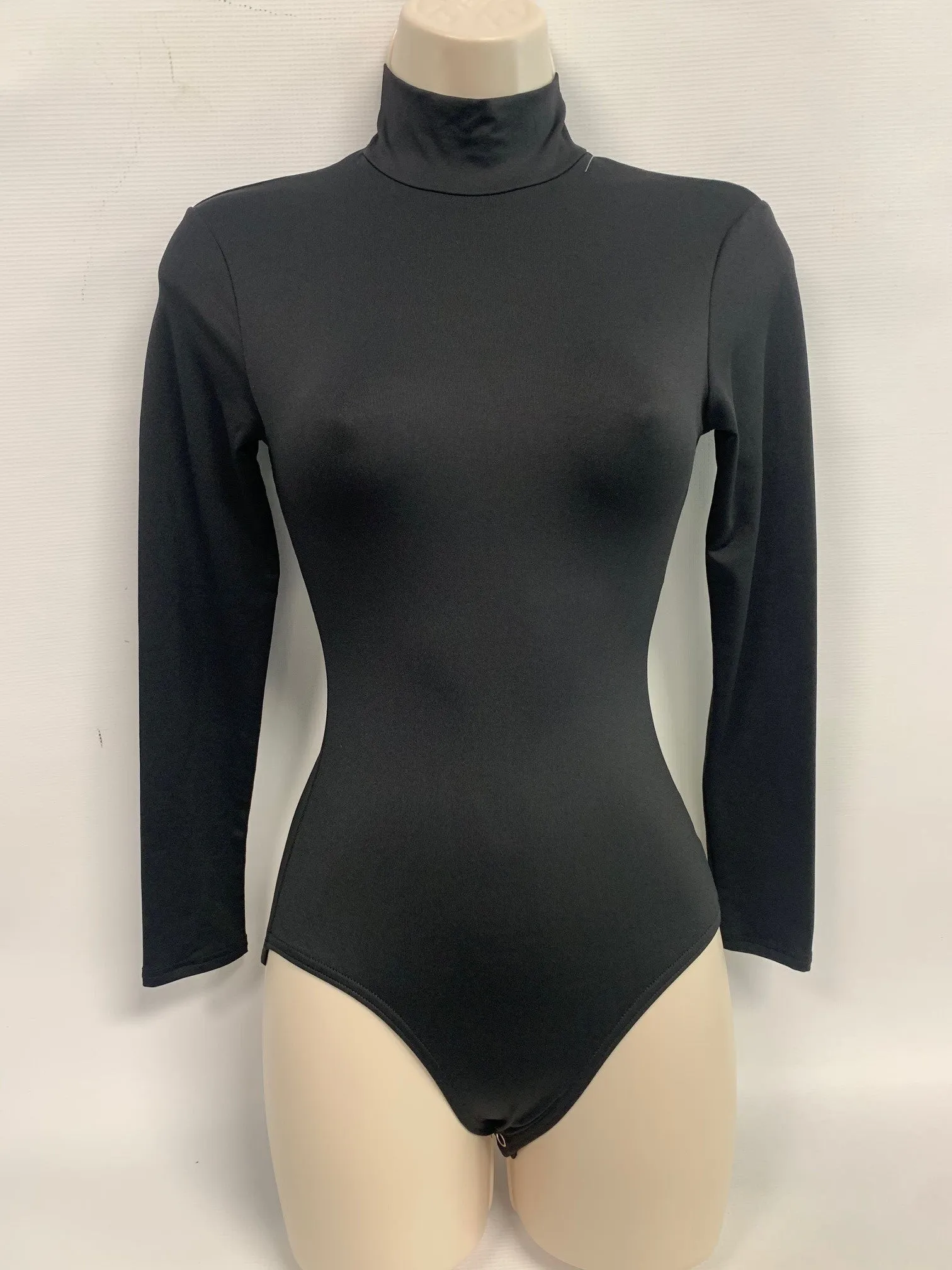 BWP201 Adult Zip Back Turtleneck Leotard