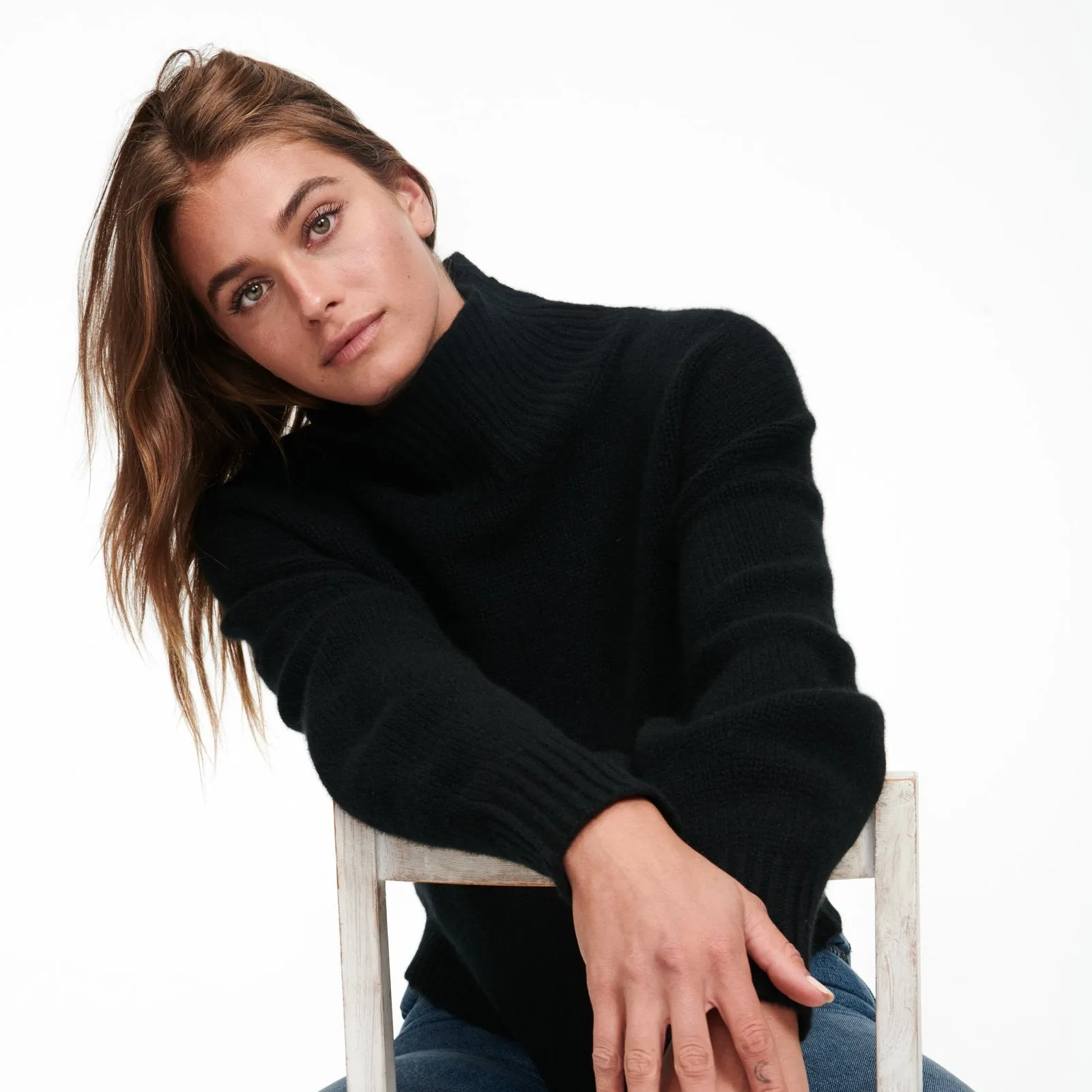 Cashmere Oversized Turtleneck