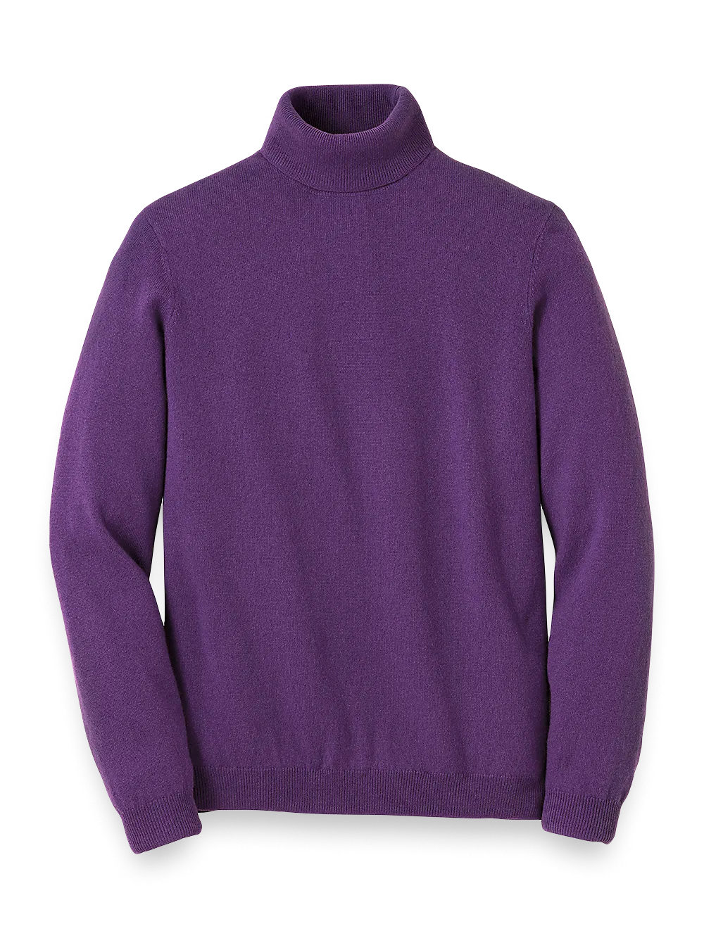 Cashmere Turtleneck Sweater - Purple