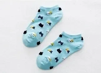 Cat Themed Socks Aus (Size 6-9) Stretch