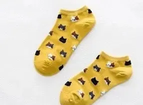 Cat Themed Socks Aus (Size 6-9) Stretch