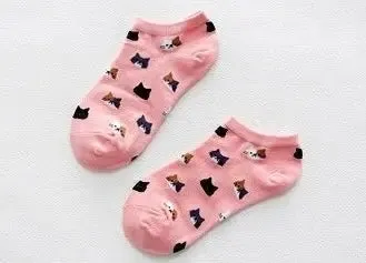 Cat Themed Socks Aus (Size 6-9) Stretch