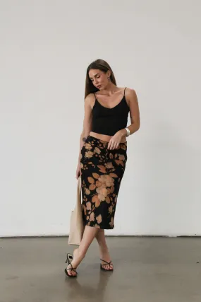 Chasing Flowers Midi Skirt