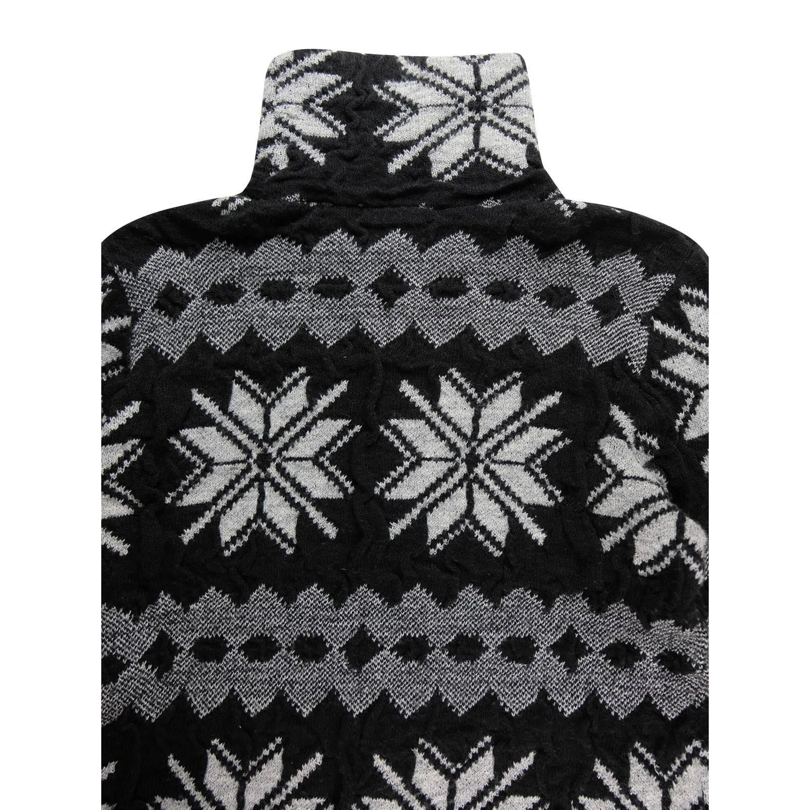 'Closer' Oversized Snowflake Sweater