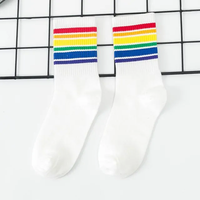 Colorful Rainbow Socks