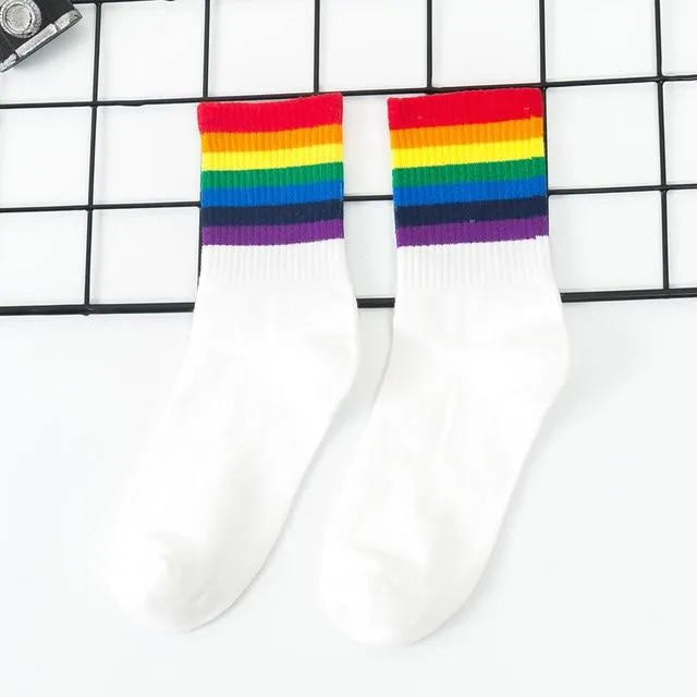 Colorful Rainbow Socks