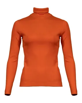 Cotton Blend Turtleneck