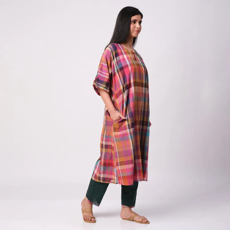 Cotton Printed Kurta For Women | Comfort Fit | Multicolour