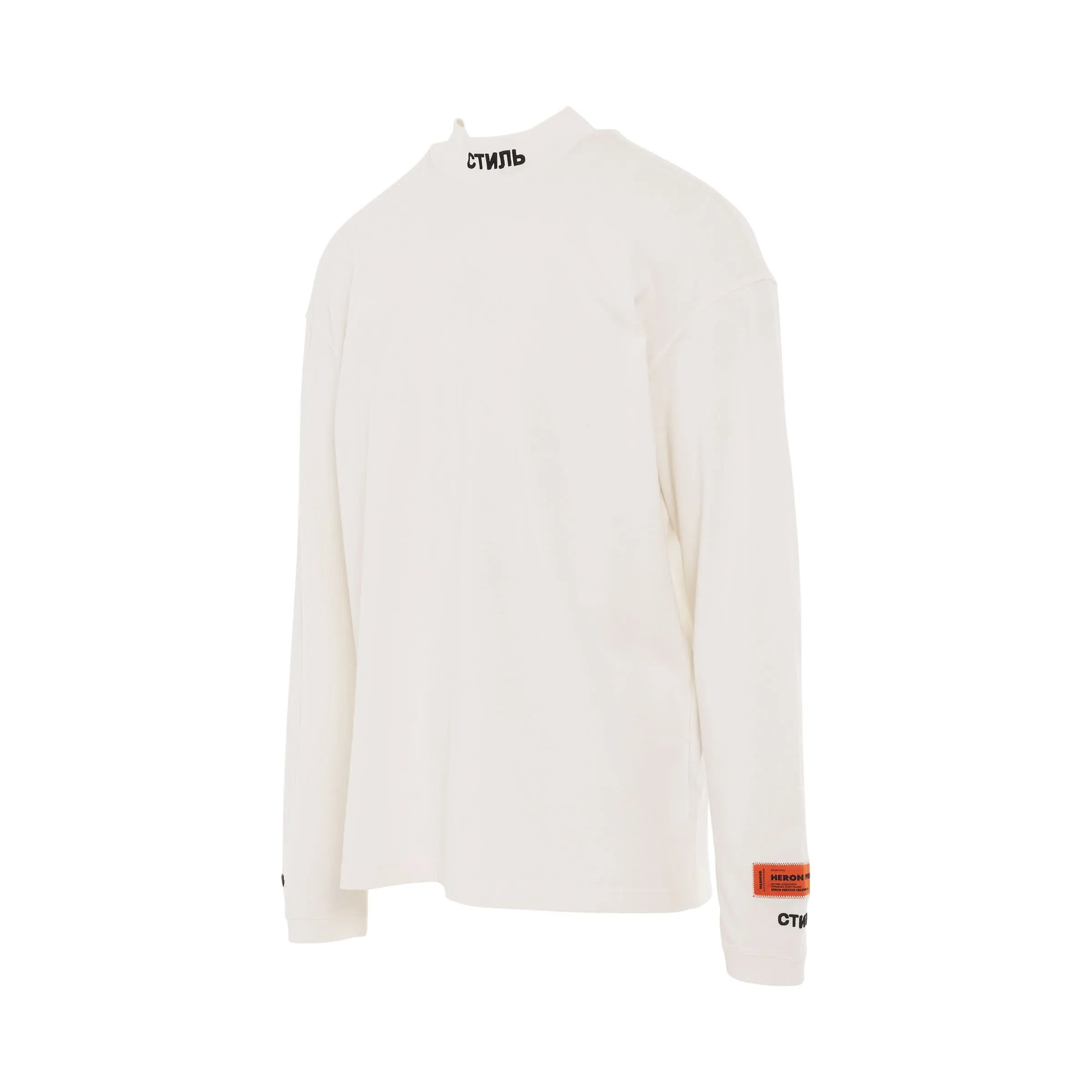 CTNMB Long Sleeve Turtleneck in White