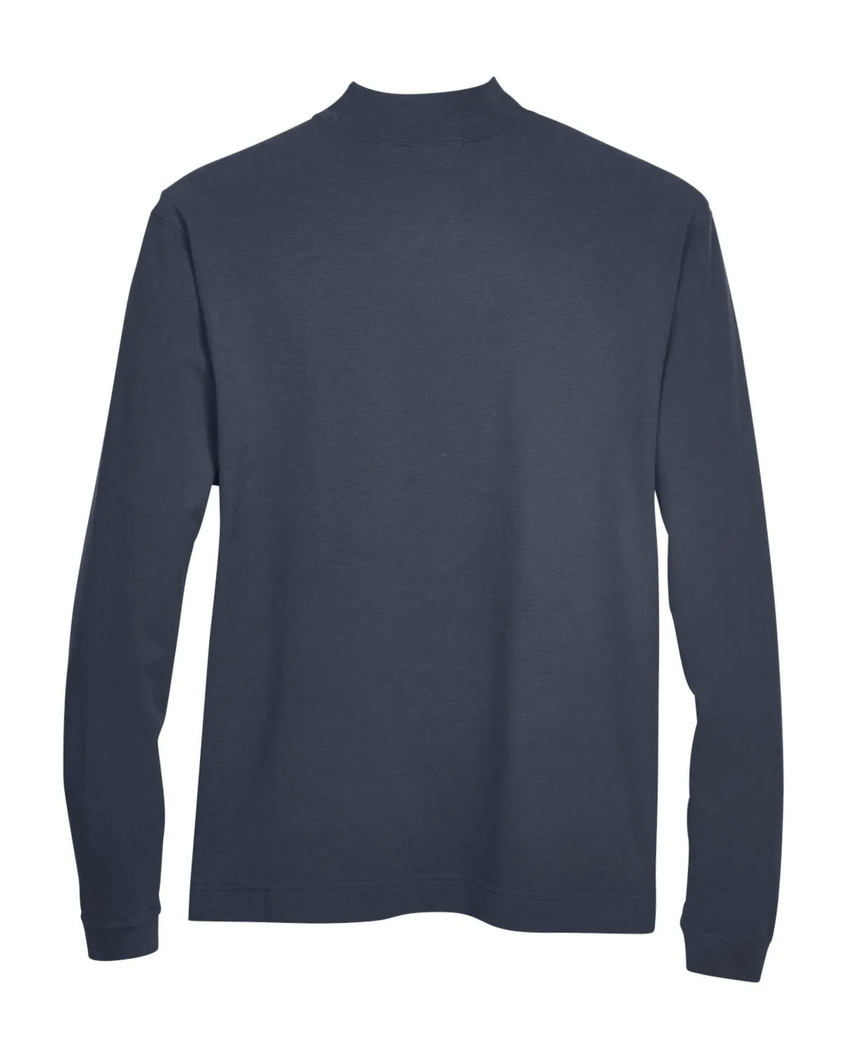 Devon & Jones Adult Sueded Cotton Jersey Mock Turtleneck