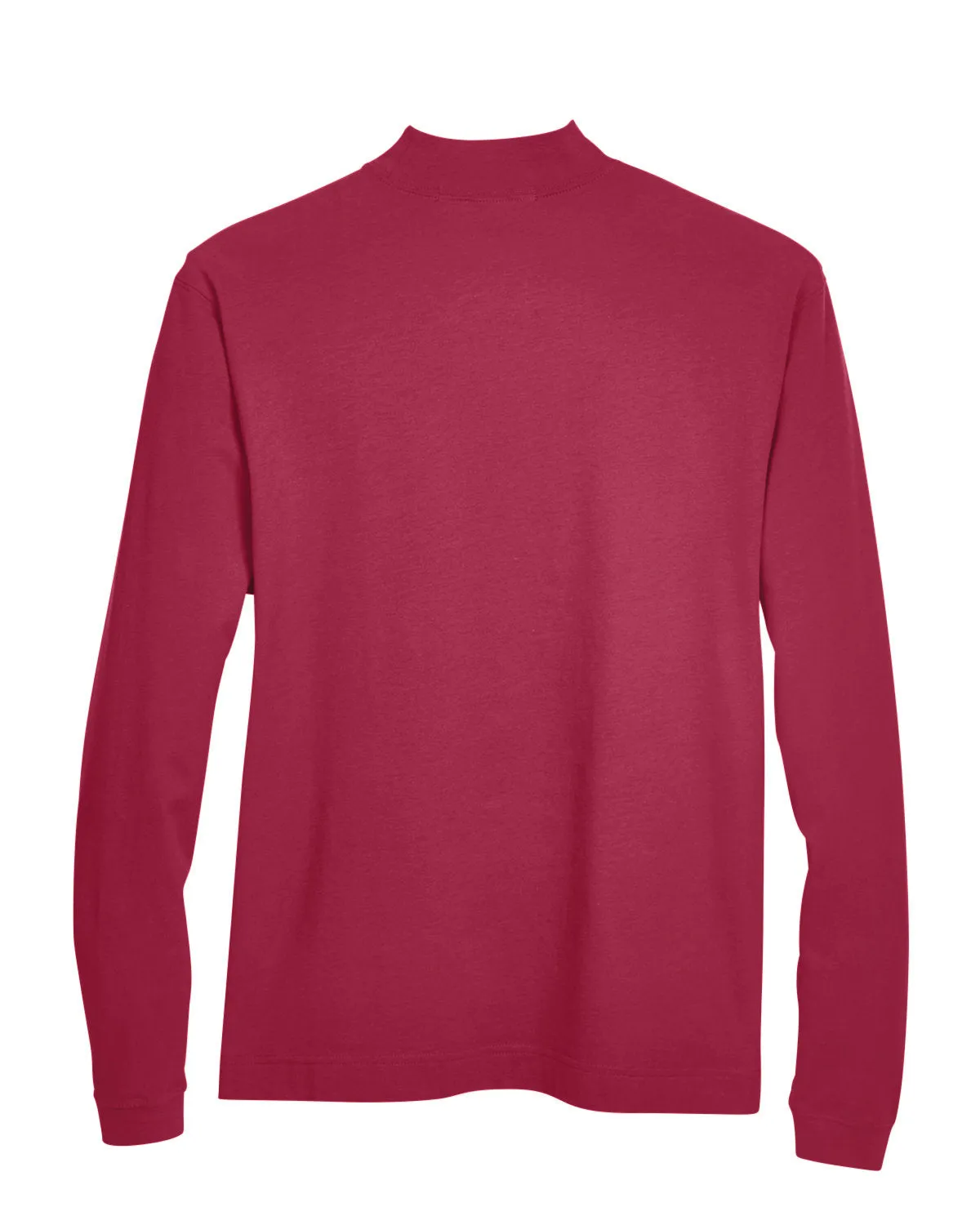 Devon & Jones Adult Sueded Cotton Jersey Mock Turtleneck