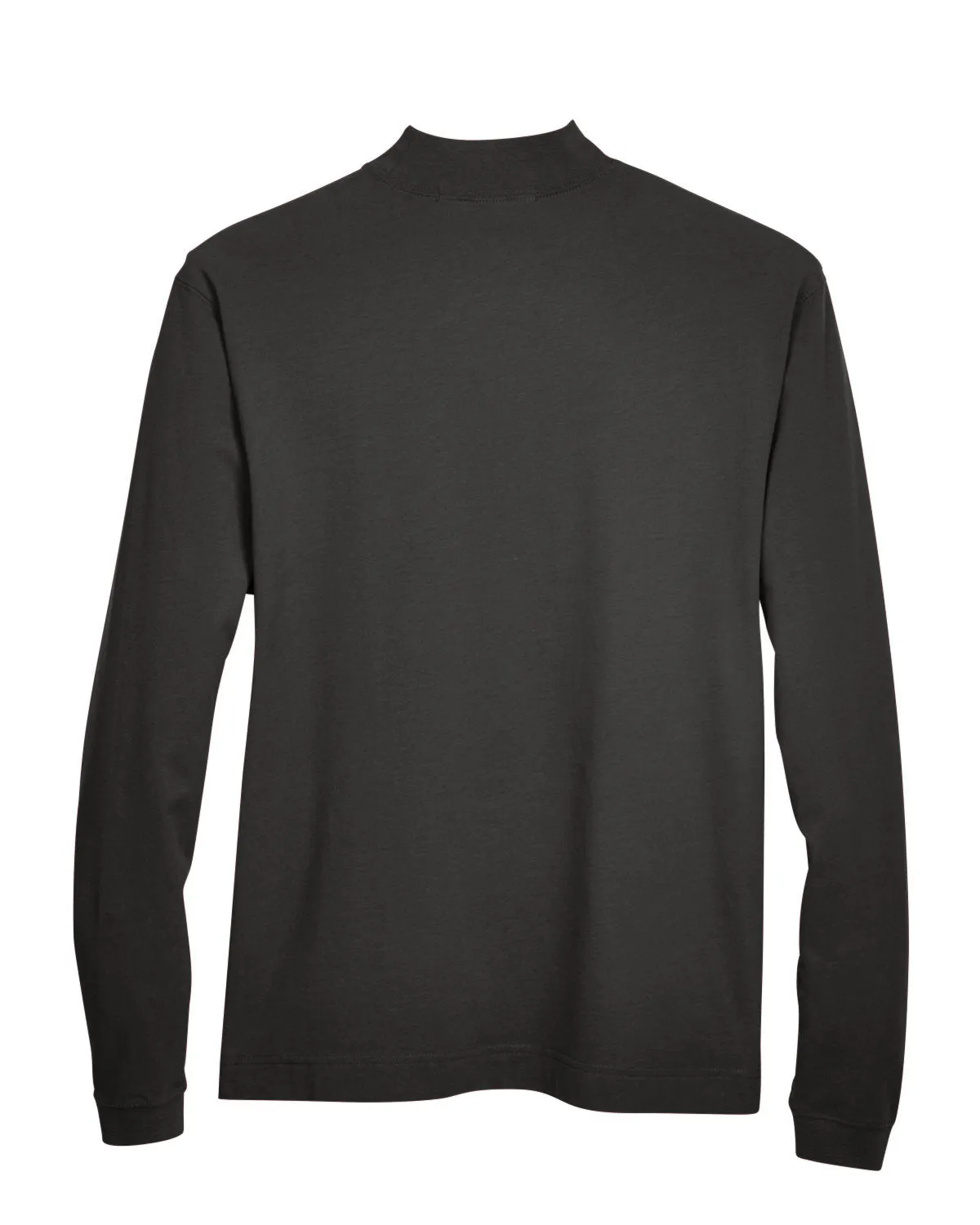 Devon & Jones Adult Sueded Cotton Jersey Mock Turtleneck