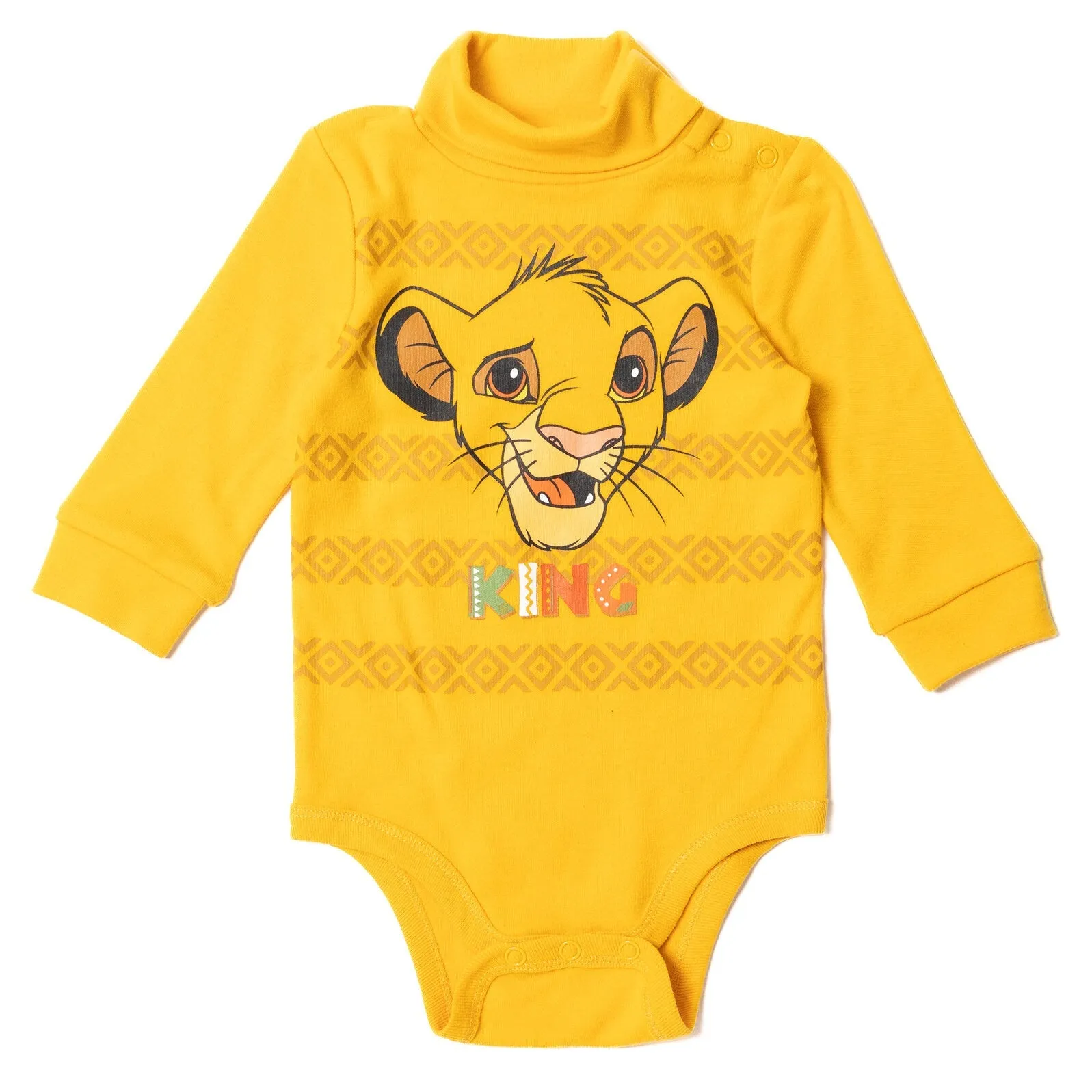 Disney Lion King Simba 2 Pack Turtleneck Bodysuits