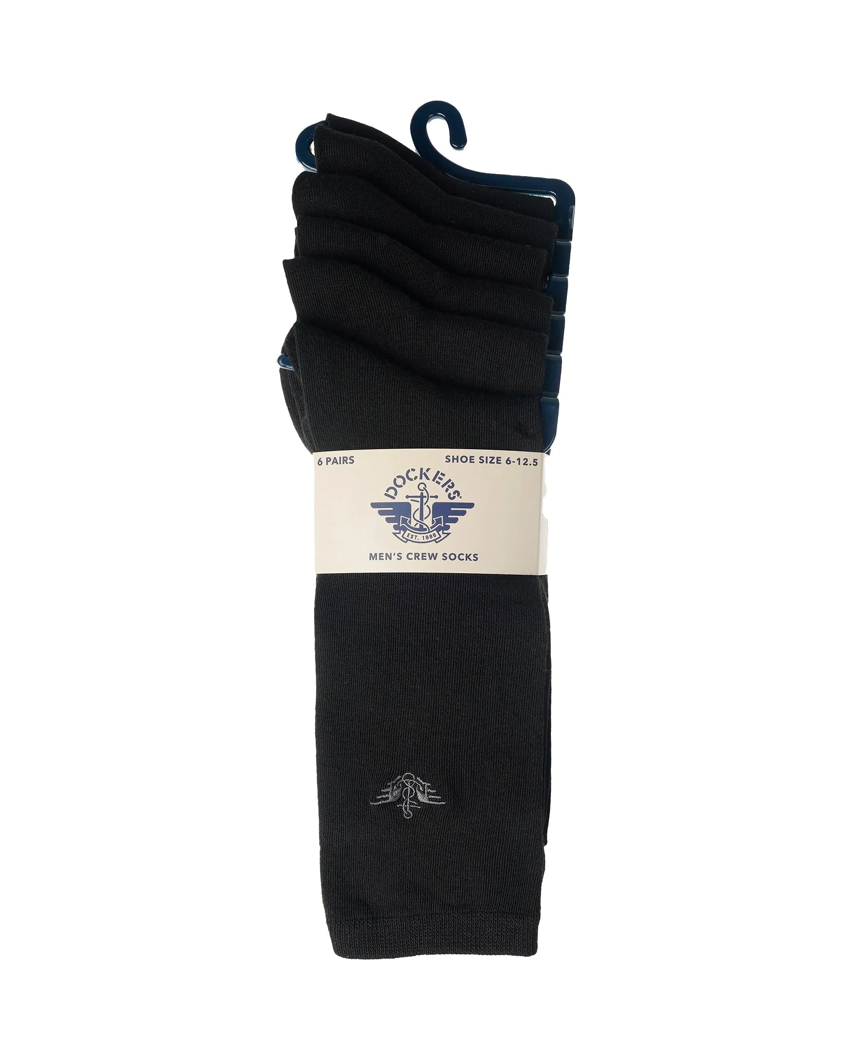 Dockers Men's Performance Socks - 3 and 6 -Pairs Athletic and Dress Crew Socks