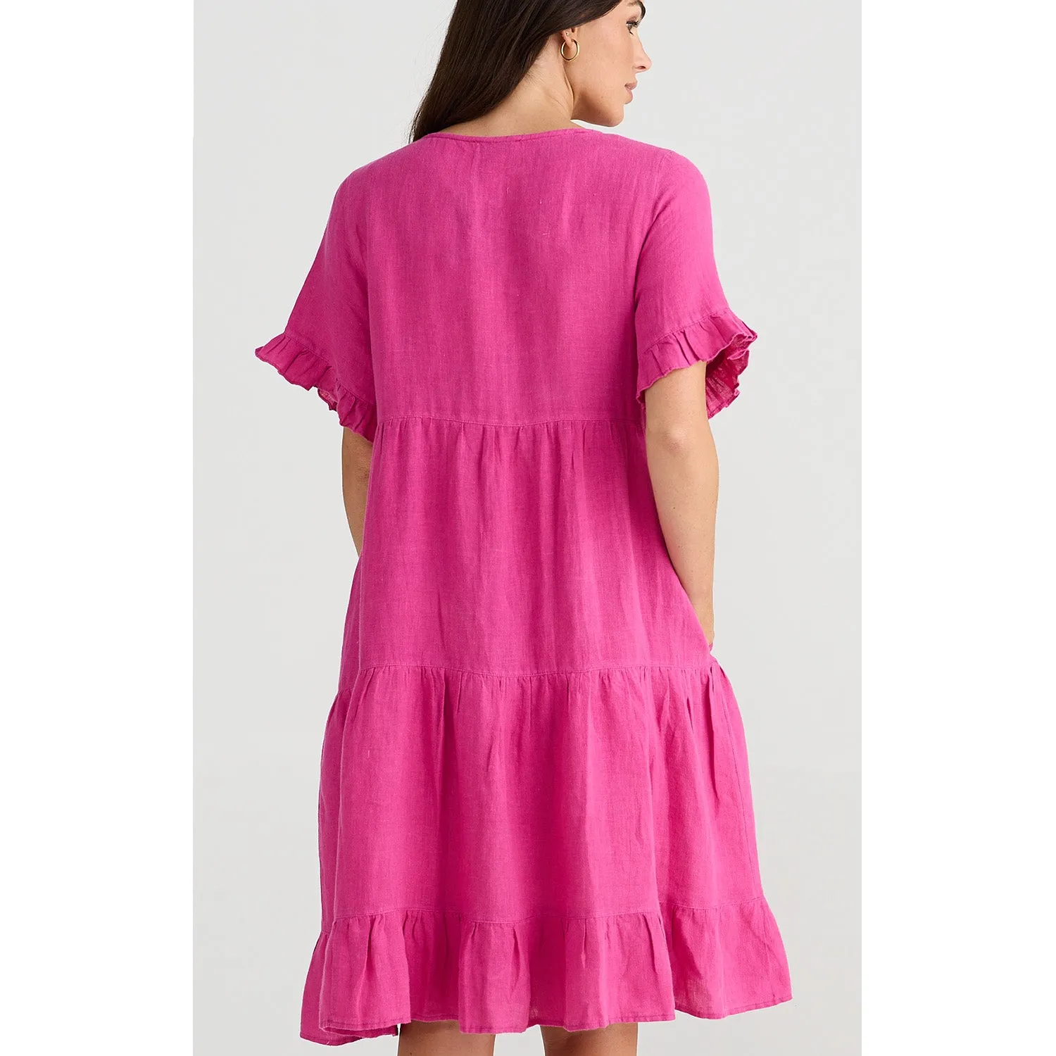 Dress Clementine - Fuschia