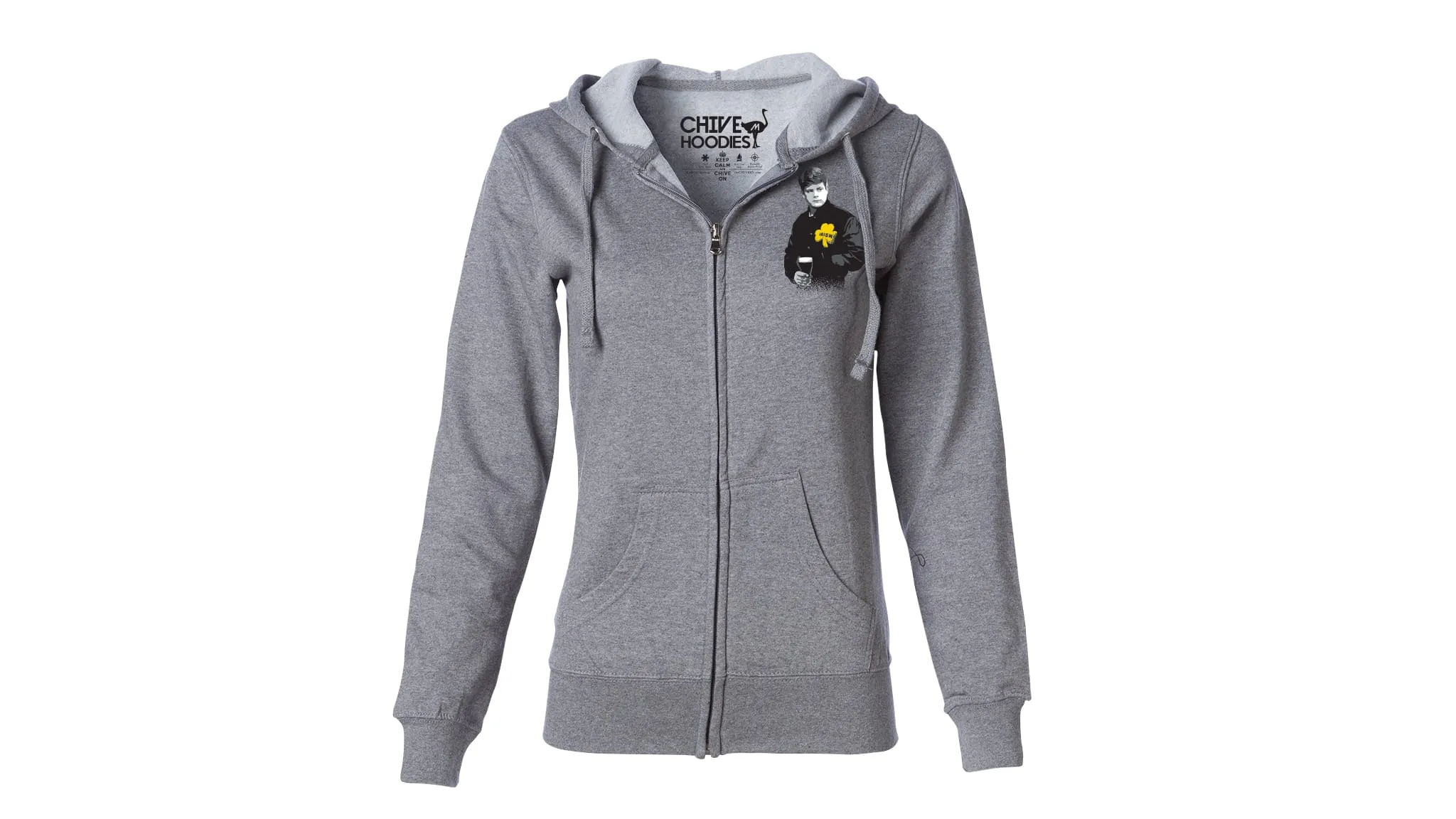 Drink Like A Champion Midweight Zip-Up Hoodie