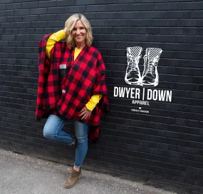 DWY-001 - Canadian Plaid Poncho