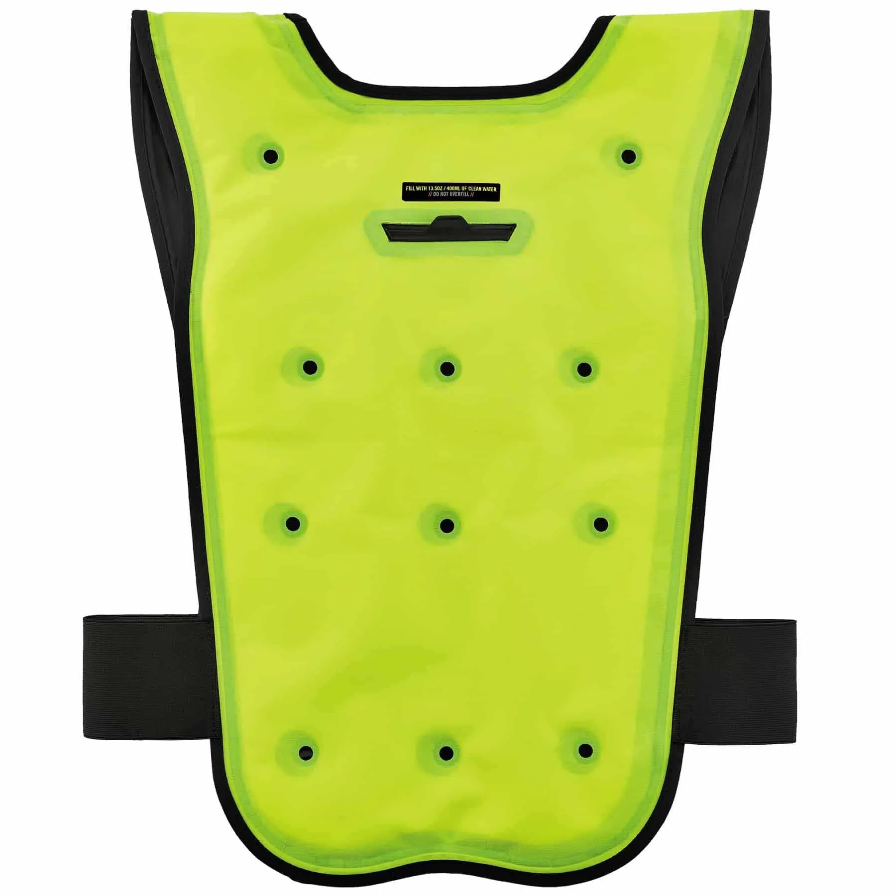 Ergodyne 12683 6687 S/M Lime Economy Dry Evaporative Cooling Vest - Elastic