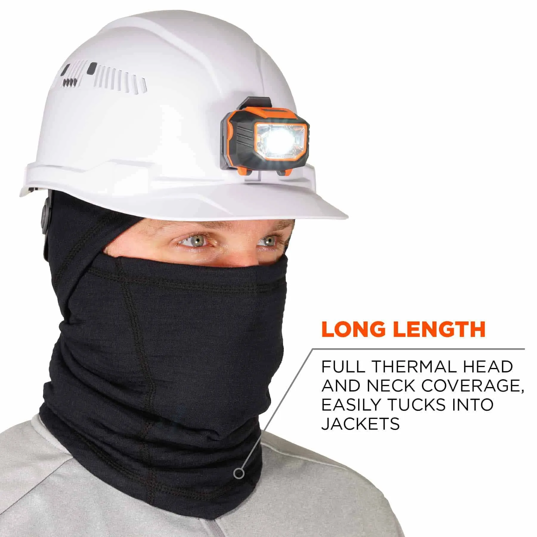 Ergodyne 16847 6847  Black FR Balaclava Face Mask - Dual Compliant