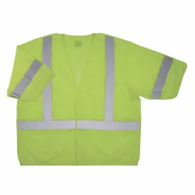 Ergodyne 23055 8315BA L/XL Lime Hi Vis Breakaway Safety Vest HL