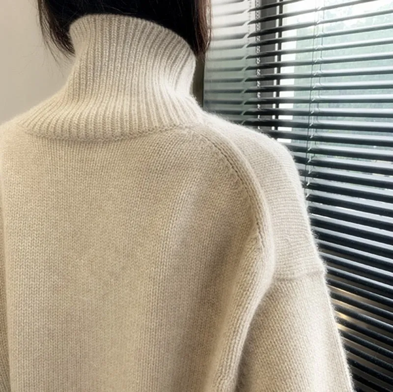 Fashionkova Paride Turtleneck Cashmere Sweater