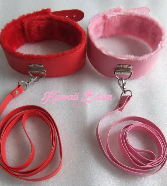 Fluffy Collar & Leash