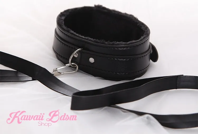 Fluffy Collar & Leash