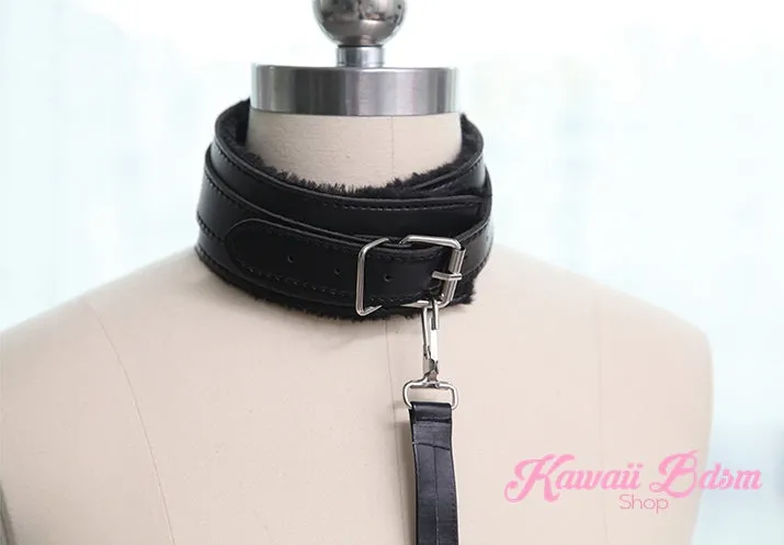 Fluffy Collar & Leash