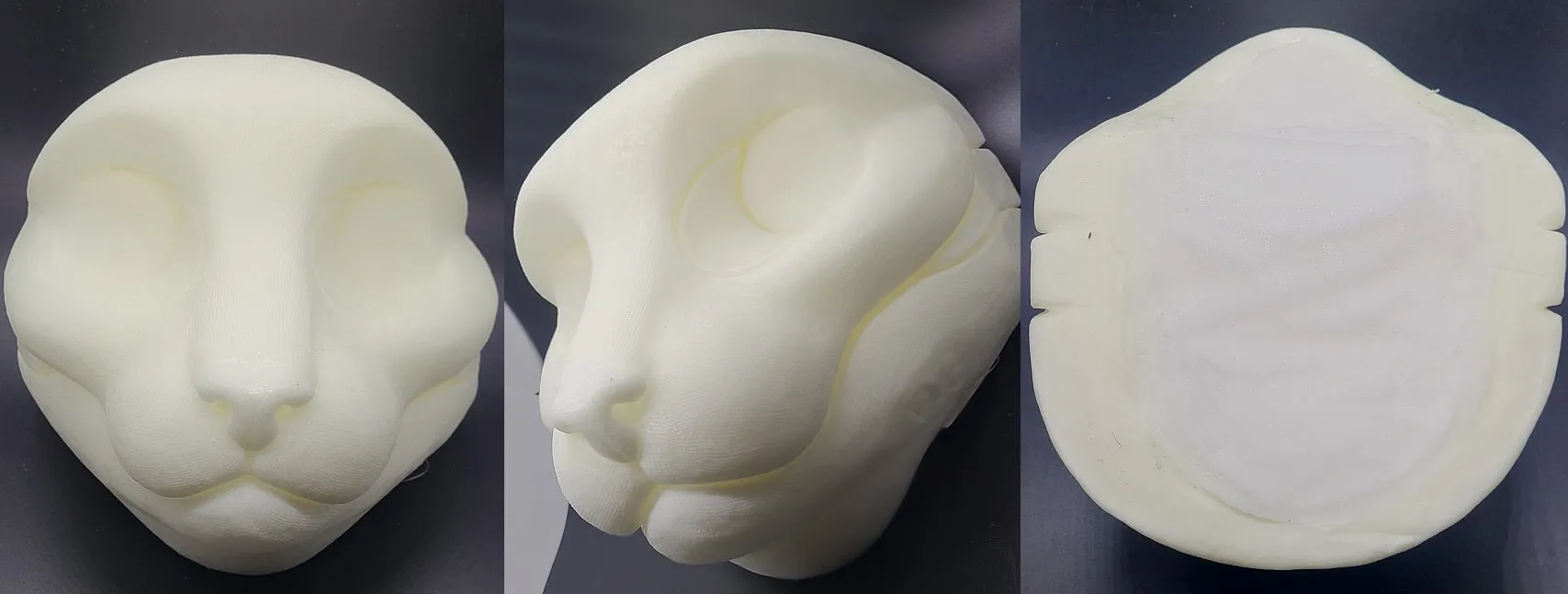 Foam Small Feline Head