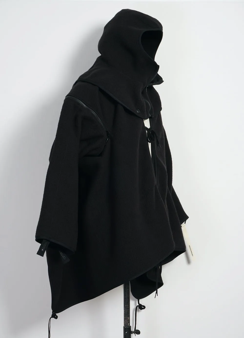 FOLKS PONCHO | Black