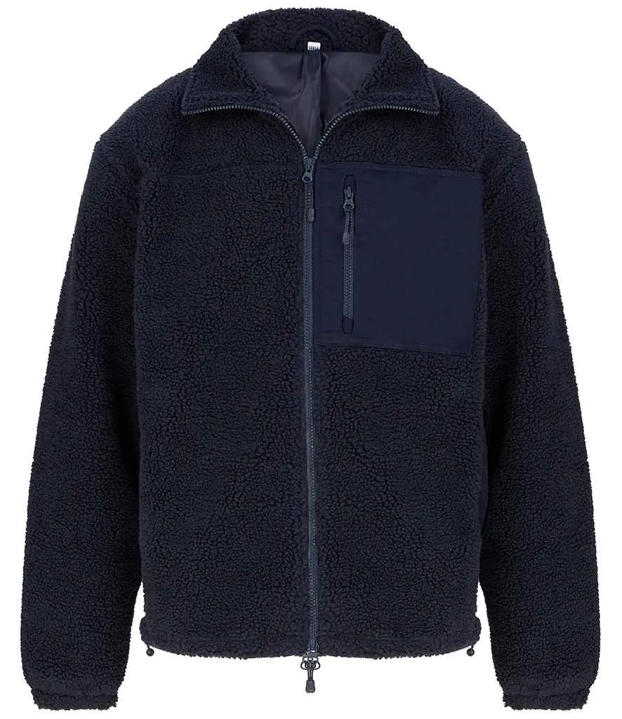 Front Row - Recycled Sherpa Fleece Jacket