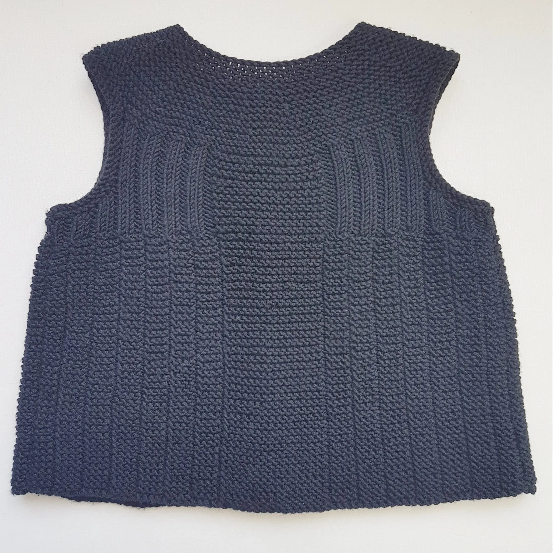 Garter Rib Vest