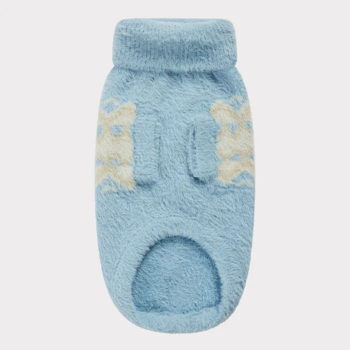 GF Pet Fuzzy Sweater - Light Blue for Dogs